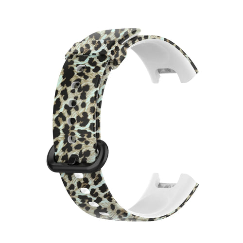 Silicone Patterned Strap, without a watch, 3/4 front view