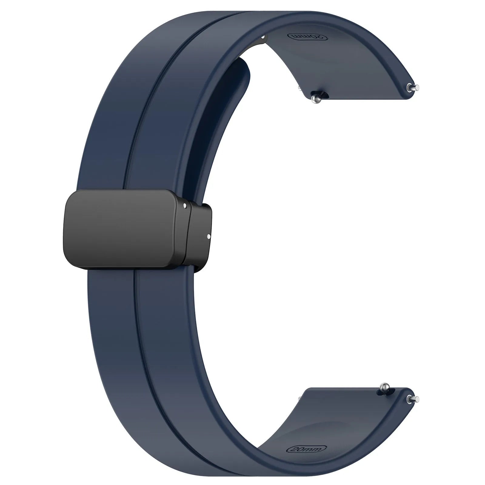 Amazfit Bip U (Pro) D-Buckle Silicone Strap (Dark Blue)