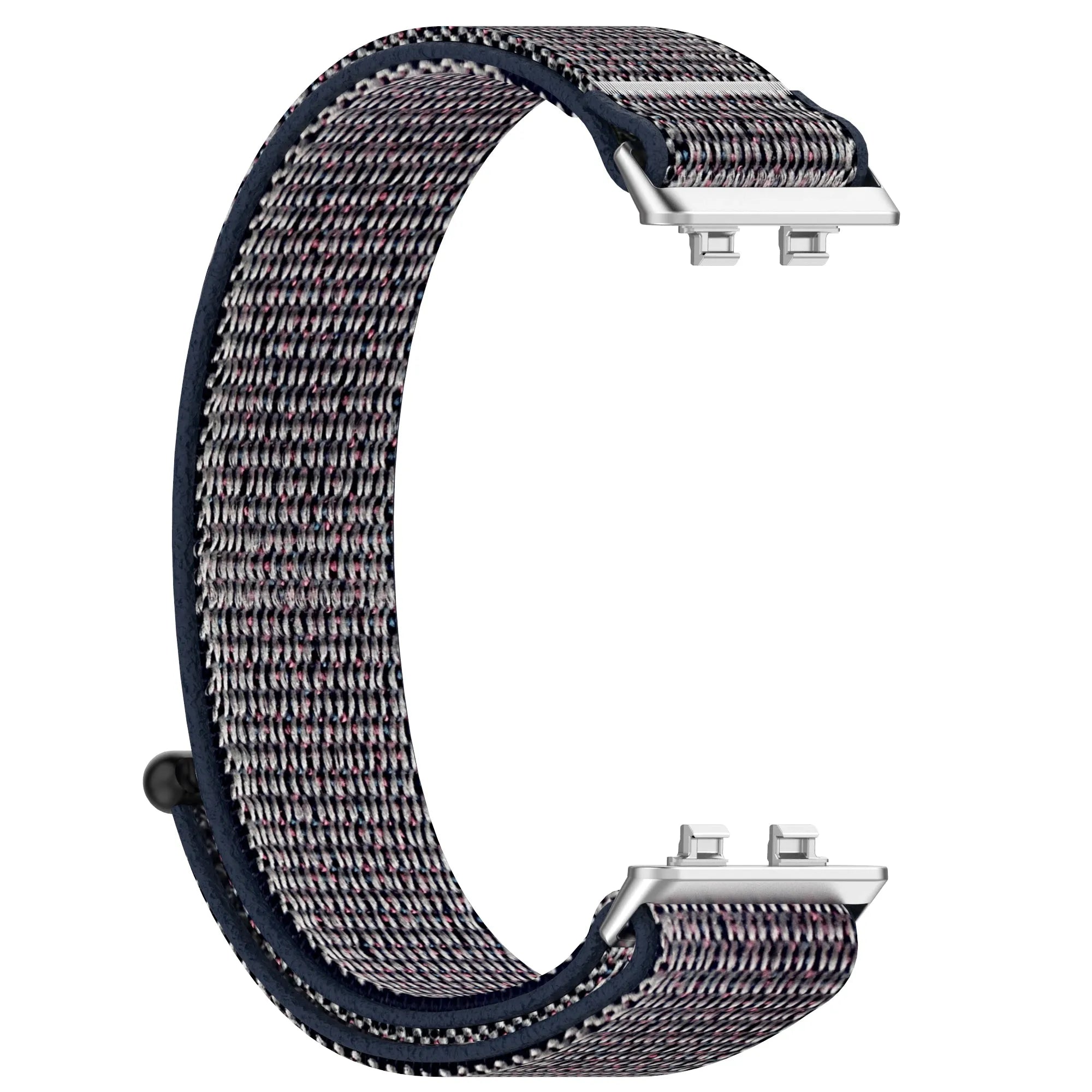 Nylon Strap, dark blue, without a watch, 3/4 front view