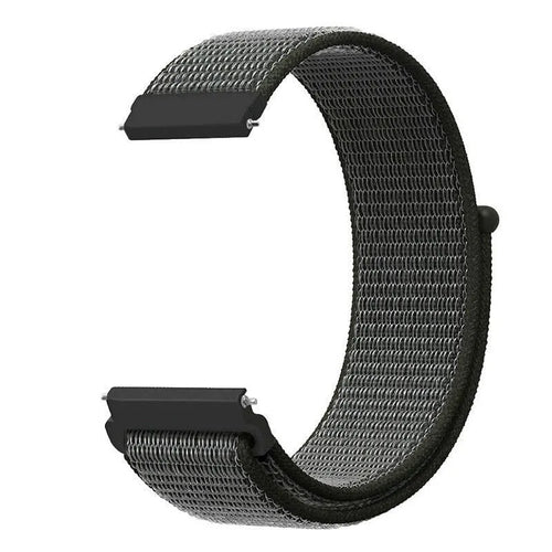 Nylon Strap, green, without a watch, 3/4 front view