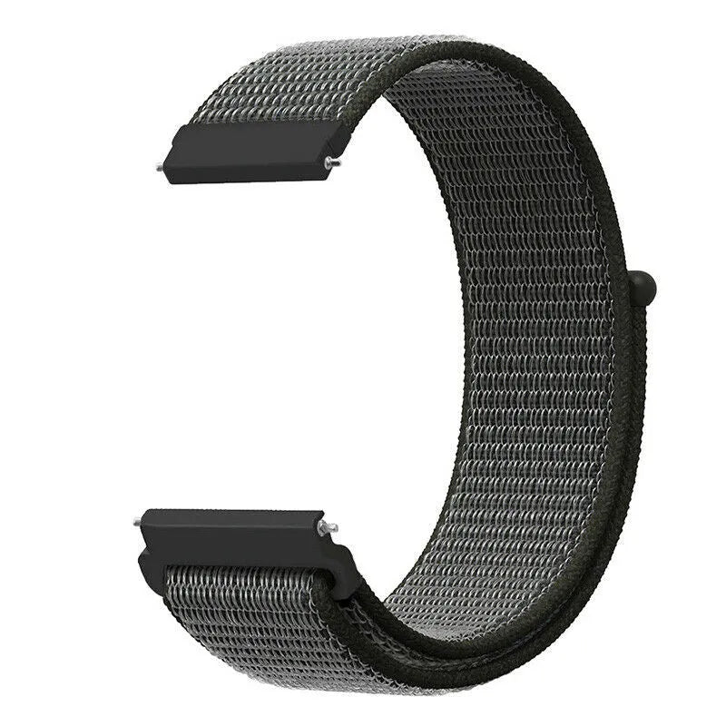 Nylon Strap, green, without a watch, 3/4 front view