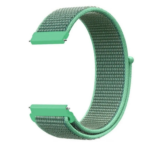 Nylon Strap, mint, without a watch, 3/4 front view