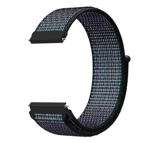 Amazfit Bip 5 Nylon Strap (Black/Blue)