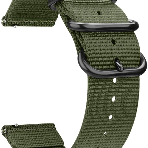 Amazfit Bip 3 (Pro) Nylon Buckle Strap (Green)