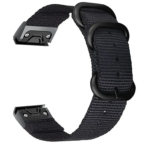 Garmin Approach S70 - 47mm Nylon Strap with Buckle (Black)