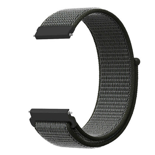 Nylon Strap, green, without a watch, 3/4 front view