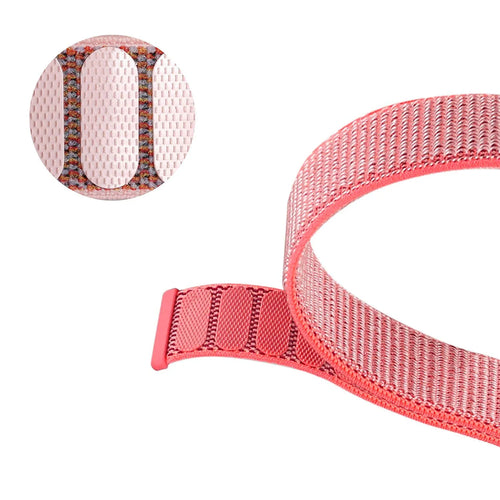 Nylon Strap, bright pink, without a watch, 3/4 front view