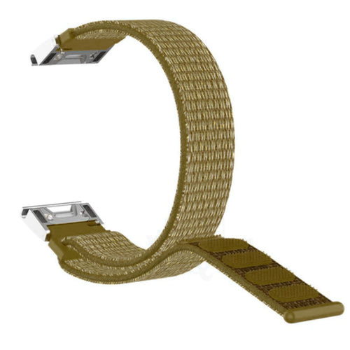 Garmin Fenix 5x/6x Nylon Strap (Olive Green)