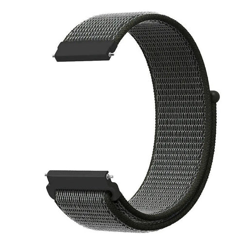 Polar Ignite 3 Nylon Strap (Green/Grey)