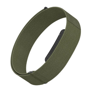 Biceps Nylon Bracelet, olive green, without a watch, 3/4 front view
