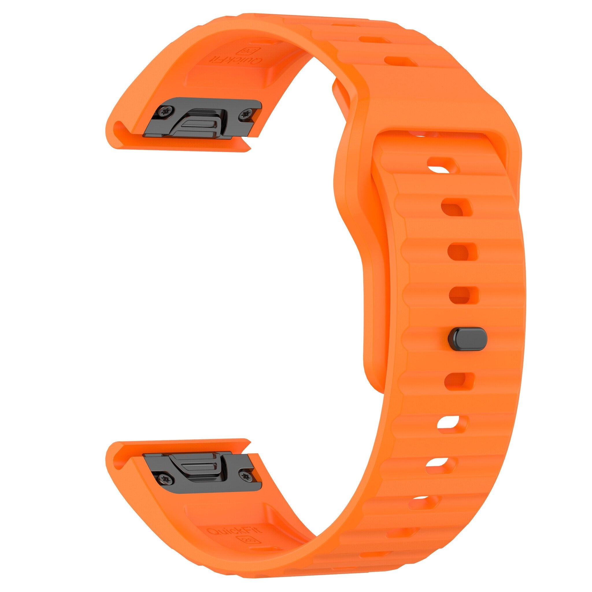 Garmin Quatix 8 Pro - 47mm Outdoor Silicone Strap (Orange)