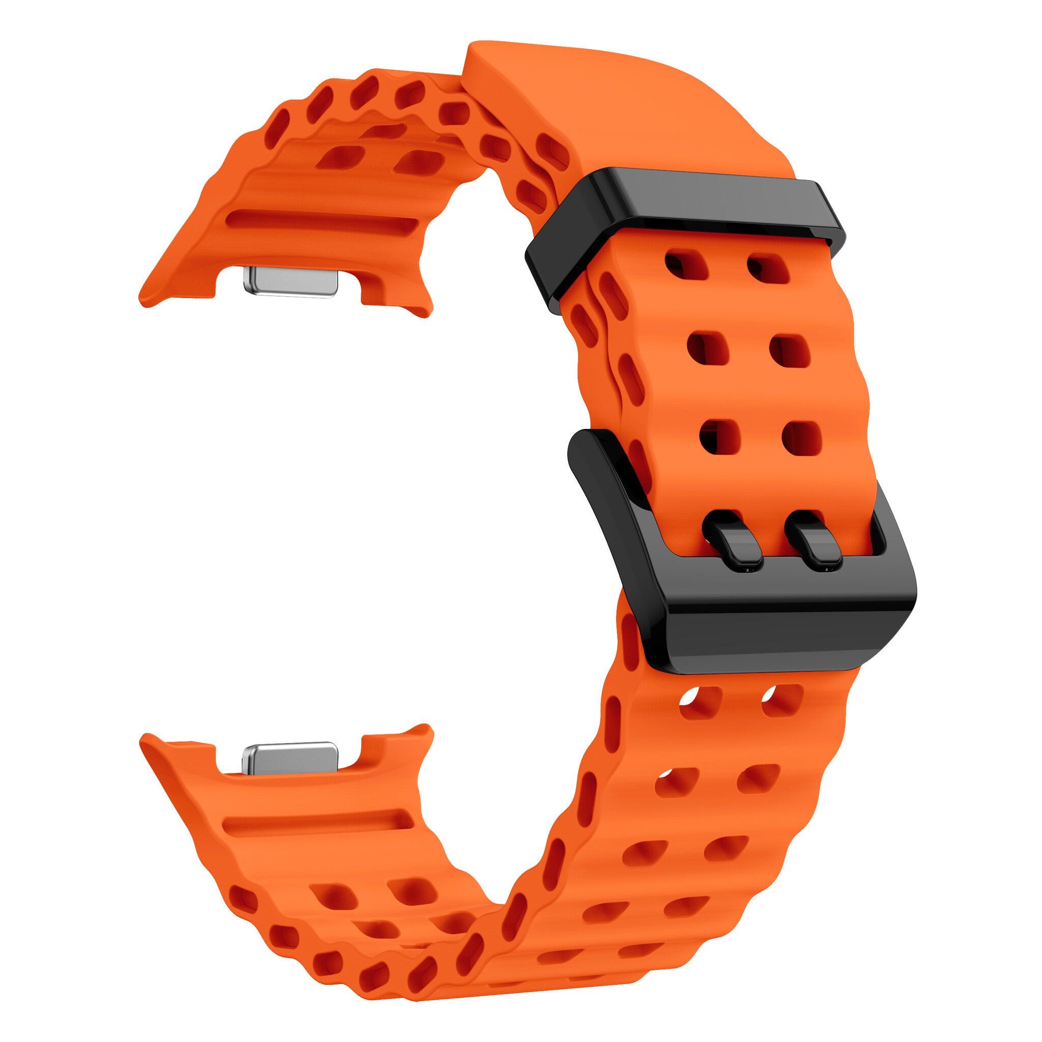 Samsung Galaxy Watch 9 - 44mm Ocean Strap (Orange)