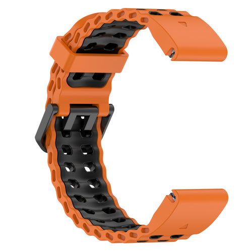 Garmin Fenix 5x / 6x Wave Sport Strap (Orange/Black)