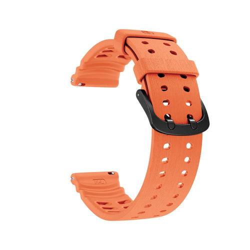 Polar Grit X Silicone Grain Strap (Orange)
