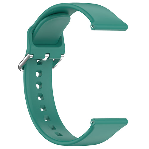 Universal 24mm Silicone Buckle Strap (Viridian)