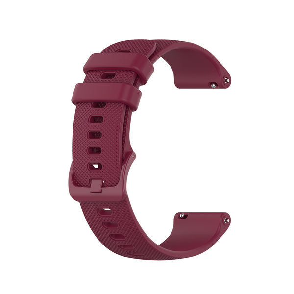 Oppo Watch X Premium Silicone Strap (Wine Red)