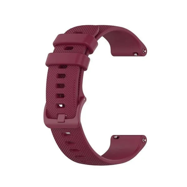 Polar Grit X2 Pro Premium Silicone Strap (Wine Red)