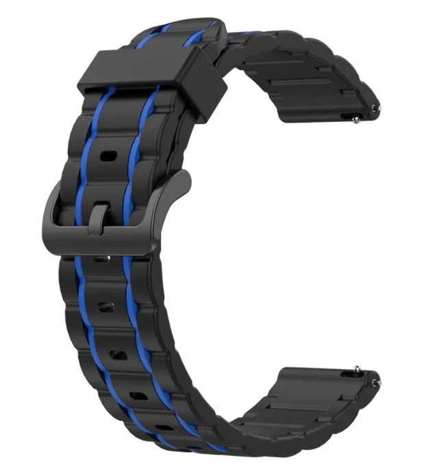 Suunto Nautic S Sport Strap with Buckle (Black/Blue)