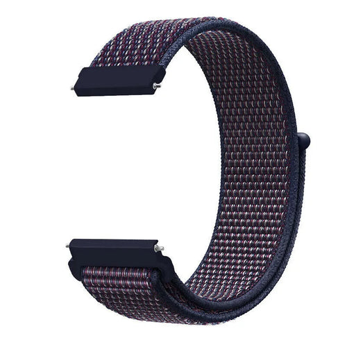 Nylon Strap, indigo blue, without a watch, 3/4 front view