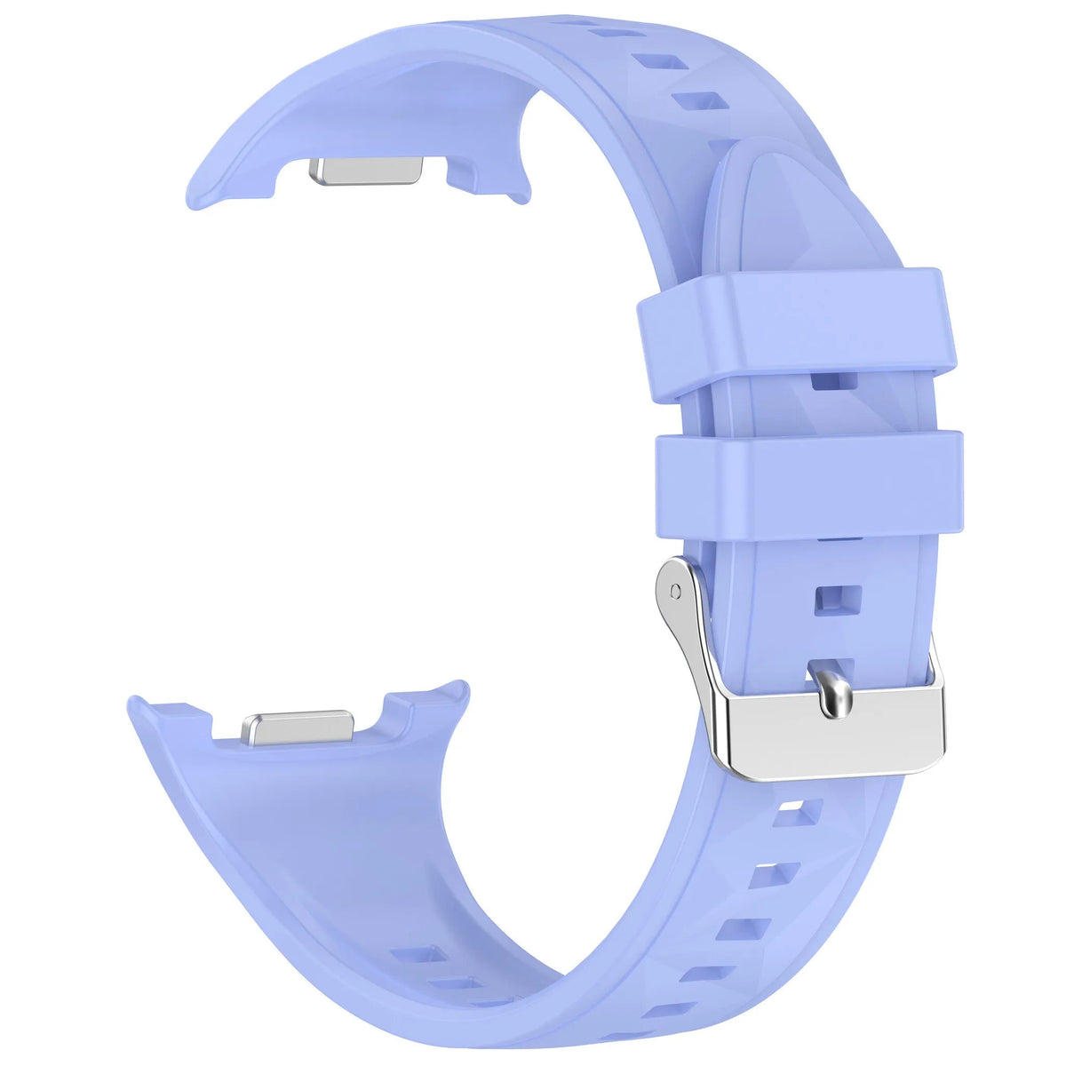 Diamond Silicone Strap, purple, without a watch, 3/4 front view