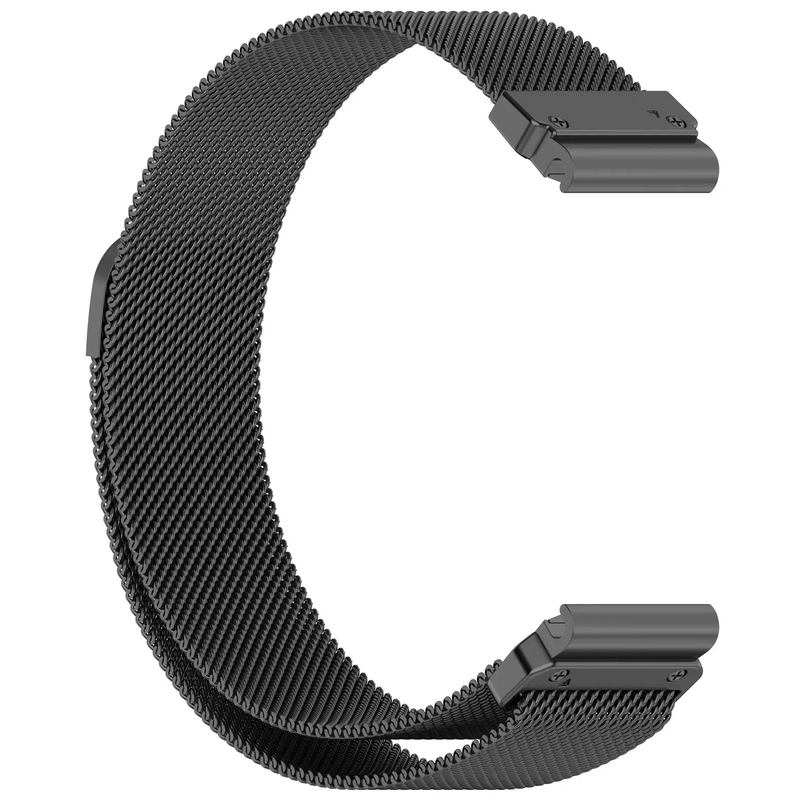 Garmin Fenix E Premium Milanese Strap (Dark Grey)