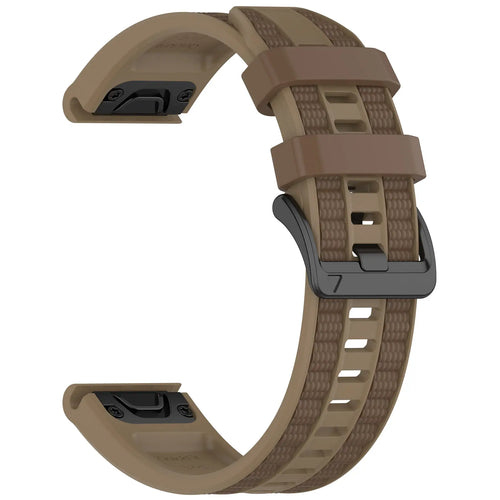Garmin Descent MK2 Sport Grain Strap (Khaki/Brown)