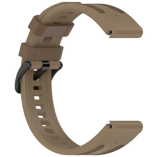 Garmin Fenix 5/6 Sport Grain Strap (Khaki/Brown)
