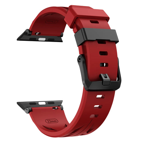 Apple Watch Race Silicone Strap (Red)