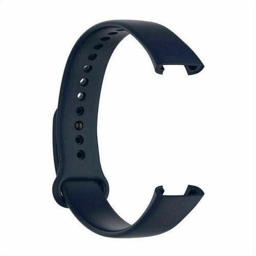 Silicone Strap, dark blue, without a watch, 3/4 front view