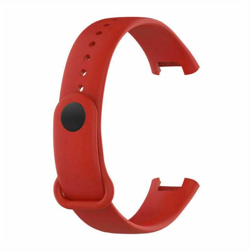 Silicone Strap, red, without a watch, 3/4 front view