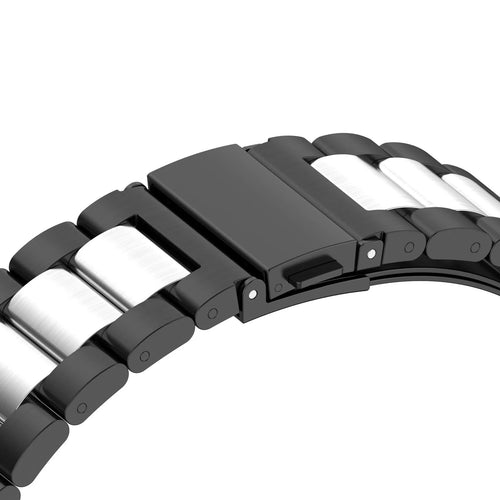 Steel Strap, black/silver, without a watch, 3/4 front view