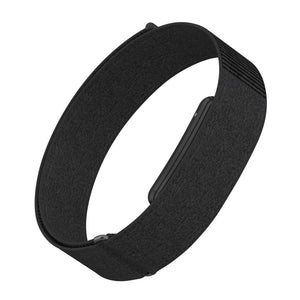 Biceps Nylon Bracelet, black, without a watch, 3/4 front view