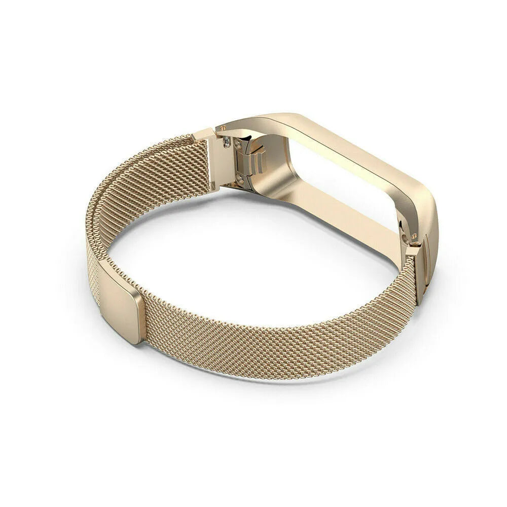 Milanese Strap, champagne, without a watch, 3/4 front view