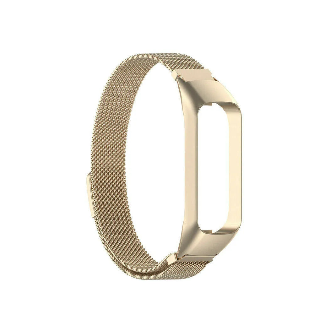 Milanese Strap, champagne, without a watch, 3/4 front view