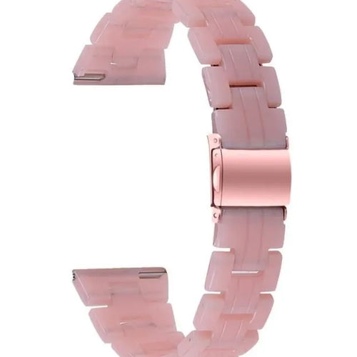 Metal Resin Strap, pink, without a watch, 3/4 front view