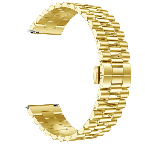 Presidential Steel Strap, gold, without a watch, 3/4 front view