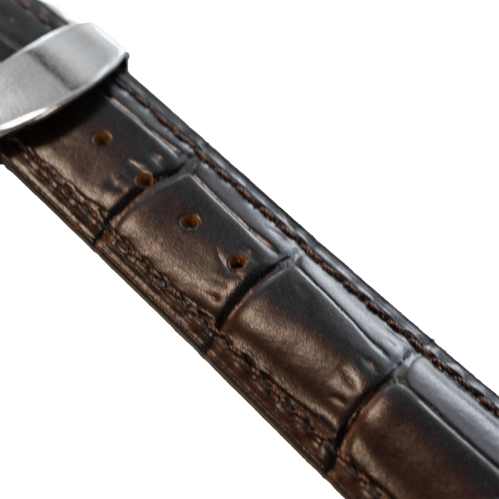 Coros Pace 2 Luxury Leather Strap (Dark Brown)