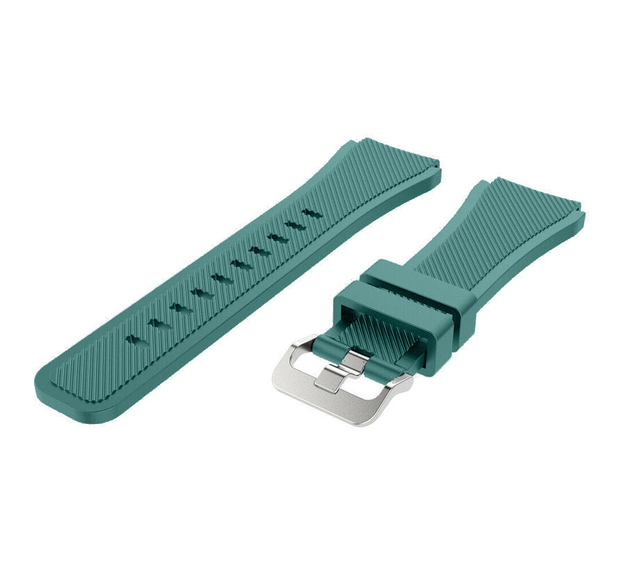 Twill Silicone Strap, without a watch, 3/4 front view