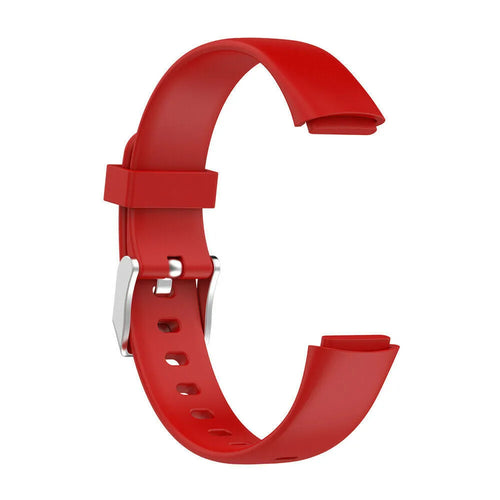 Silicone Strap, red, without a watch, 3/4 front view