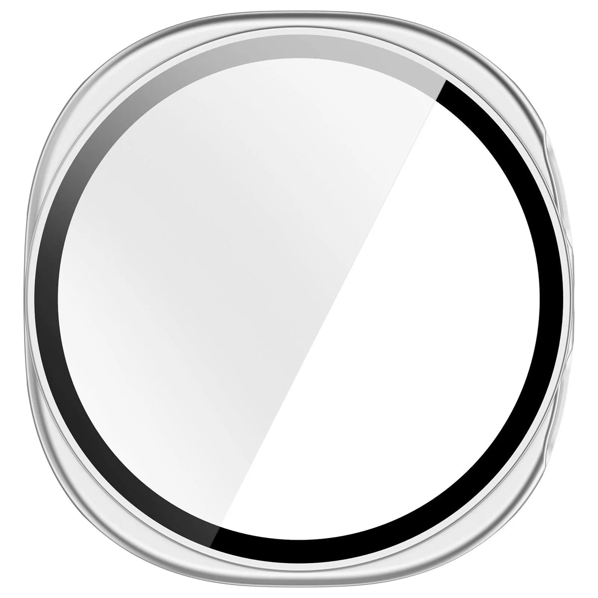 Samsung Galaxy Watch 8 - 40mm / 9 - 40mm Hard Case with Glass (Silver)