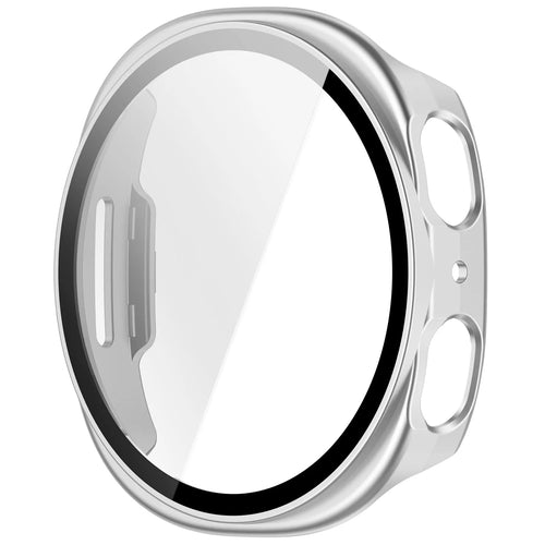 Samsung Galaxy Watch 8 - 40mm / 9 - 40mm Hard Case with Glass (Silver)