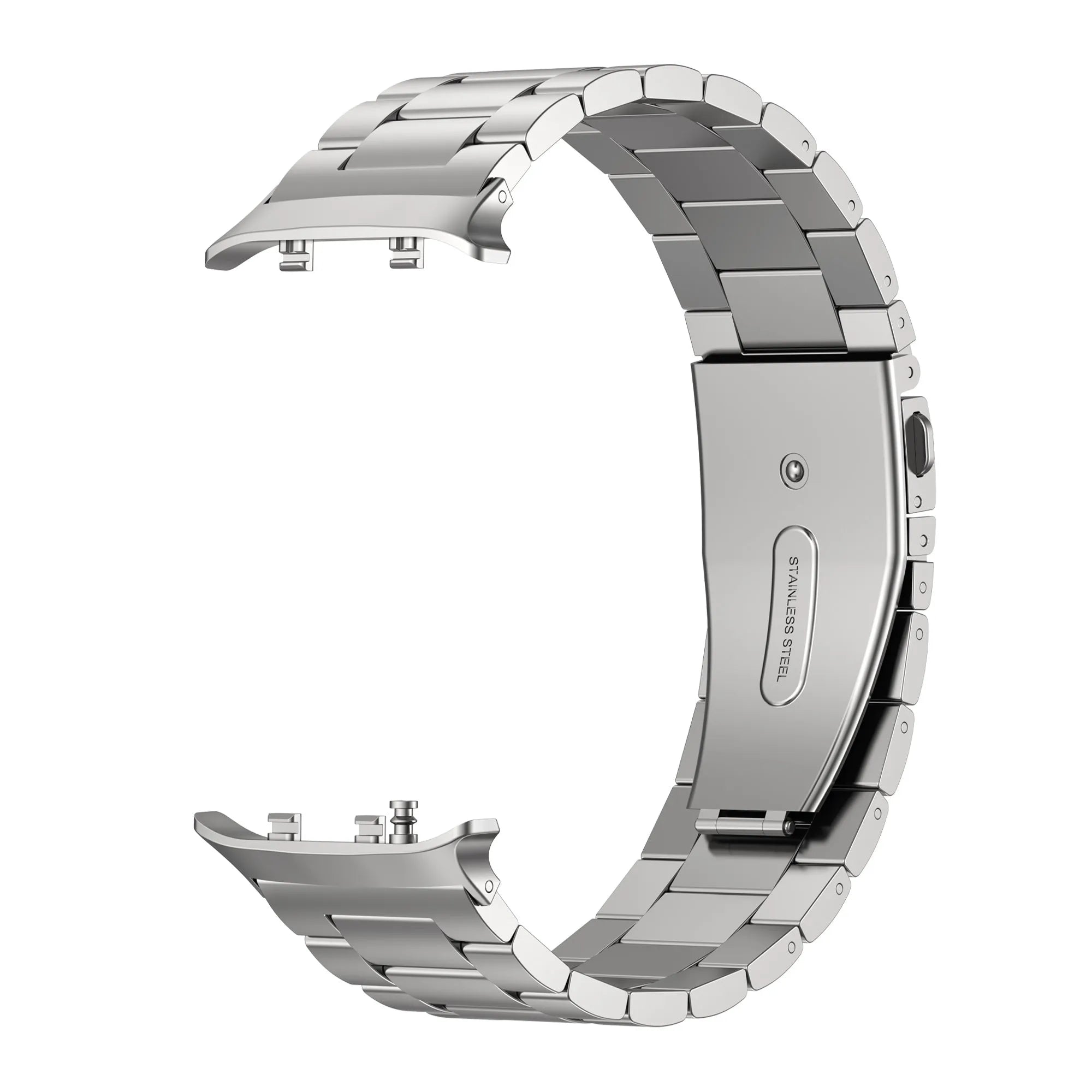 Steel Strap, silver, without a watch, 3/4 front view