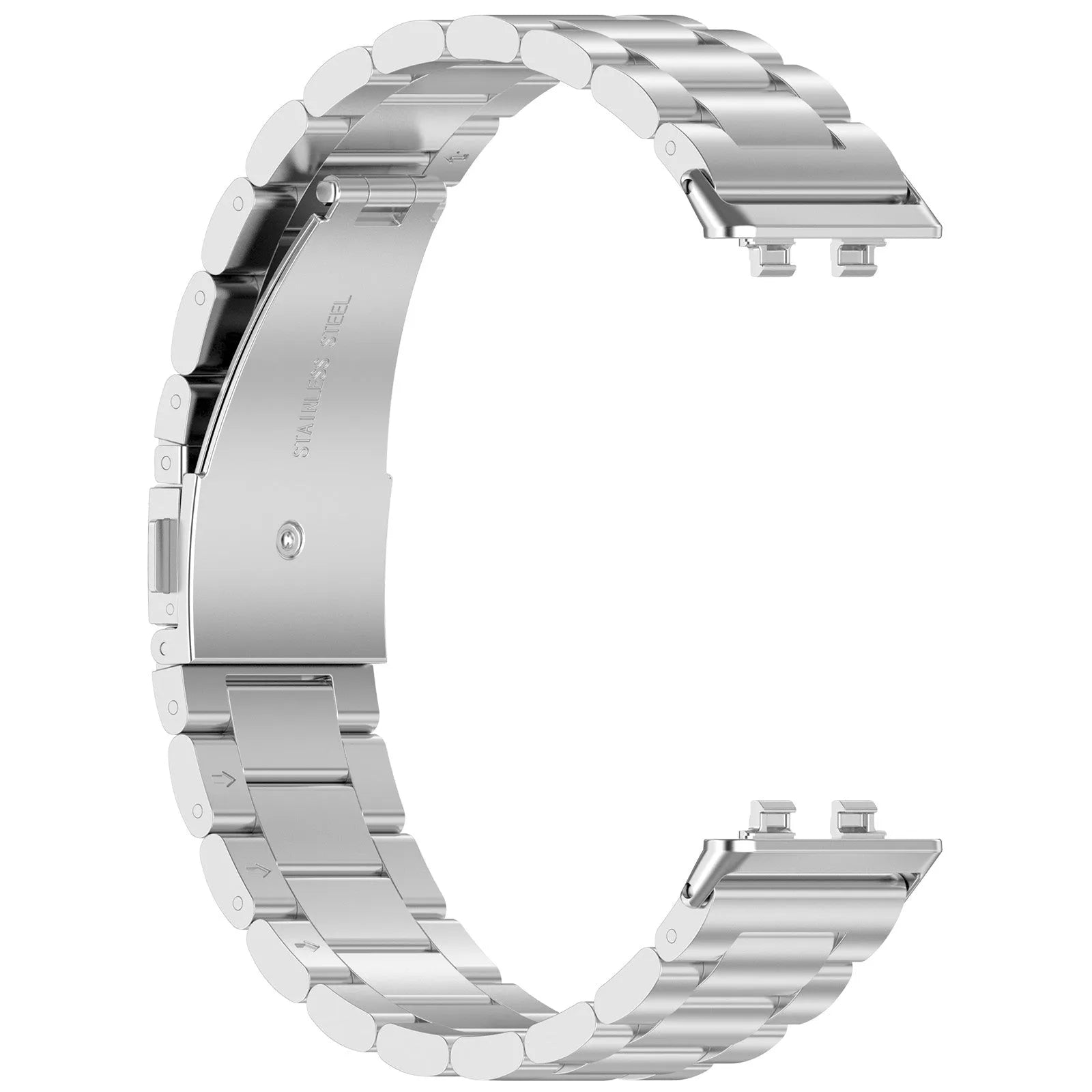 Steel Strap, silver, without a watch, 3/4 front view