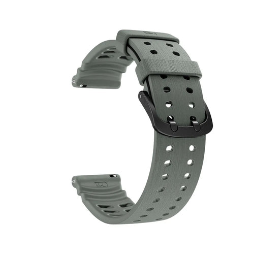 Polar Grit X2 Pro Silicone Grain Strap (Dark Grey)
