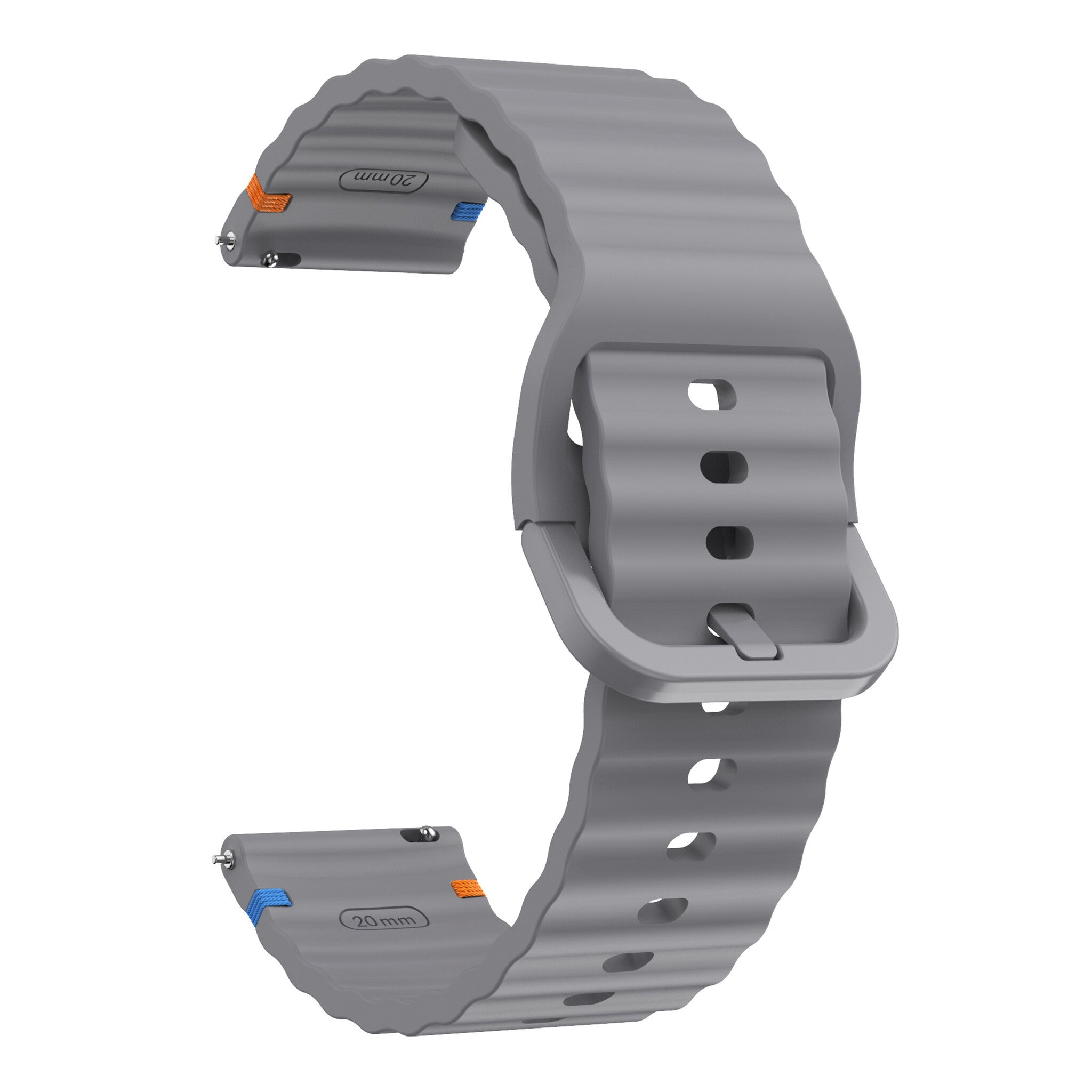 Amazfit Bip 6 Wave Silicone Strap (Dark Grey)