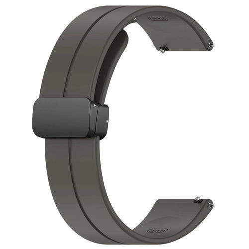Coros Apex 2 D-Buckle Silicone Strap (Dark Grey)