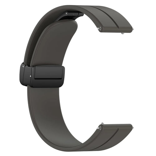 Amazfit Bip U (Pro) D-Buckle Silicone Strap (Dark Grey)