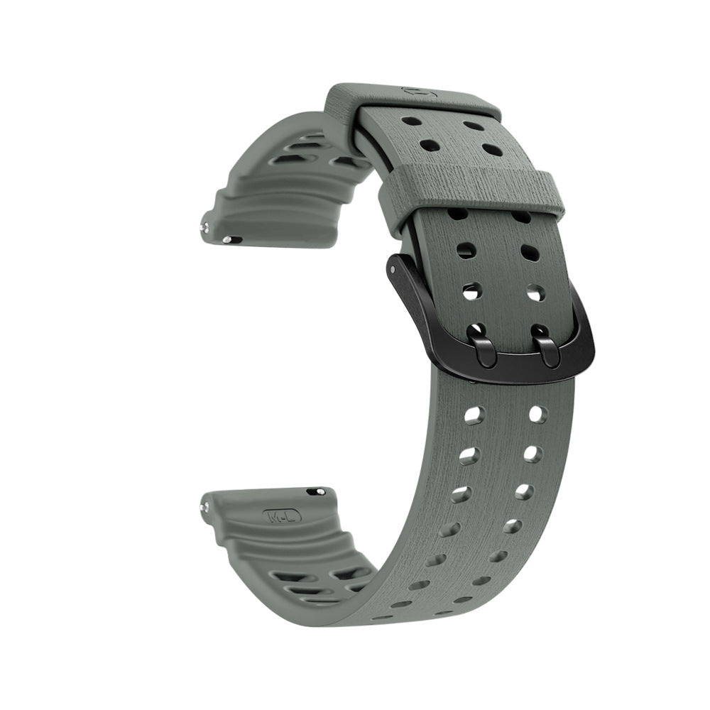 Polar Street X Silicone Grain Strap (Dark Grey)