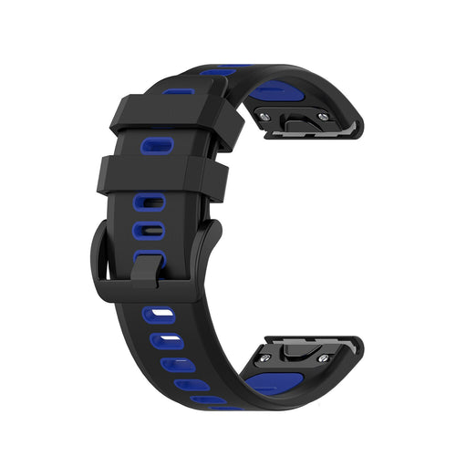 Garmin Descent MK2(i) Sport Strap with Buckle (Black/Blue)