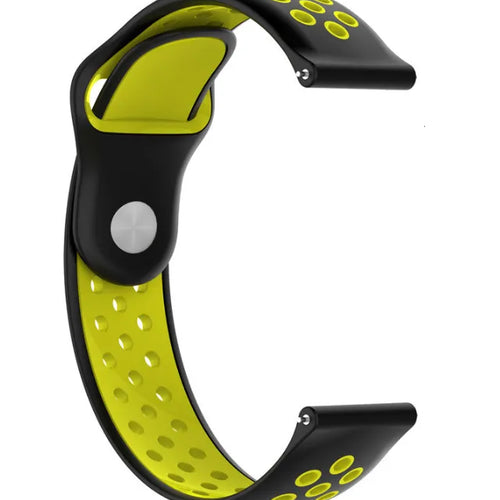 Amazfit Bip 5 Sport Strap (Black/Yellow)